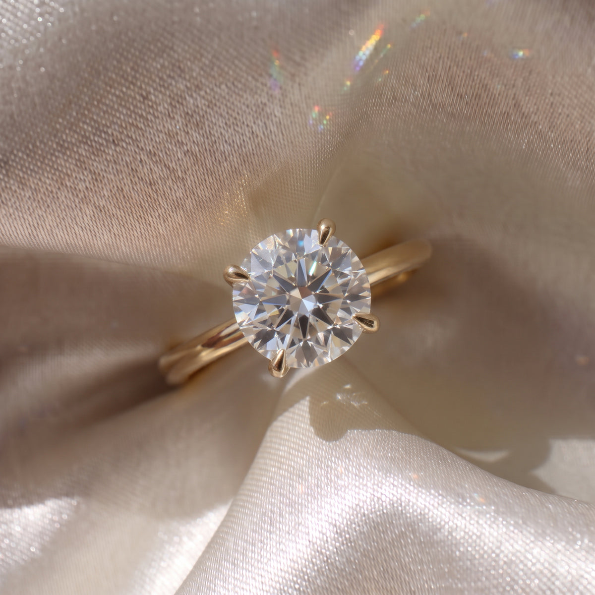 The Nova Ring — 4 Claw Round Solitaire Lab-Grown Diamond Engagement Ring | The Jewel Concierge