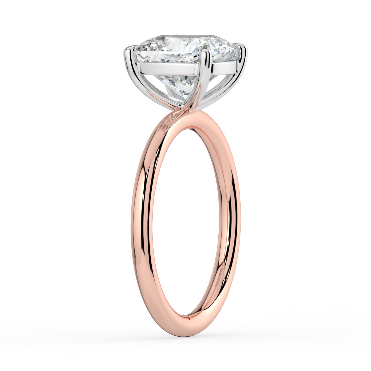 The Nova Ring - Cushion Solitaire
