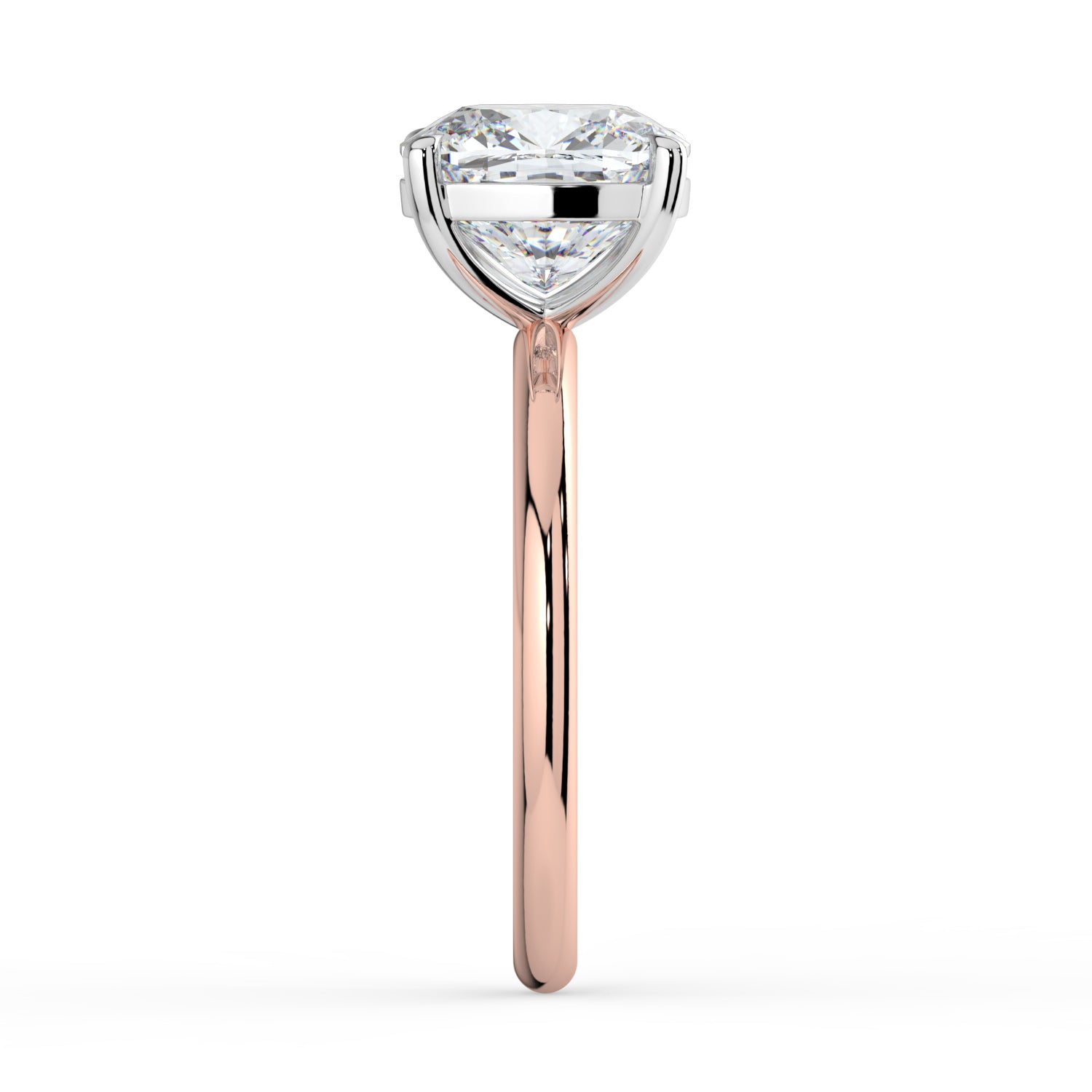 The Nova Ring - Cushion Solitaire