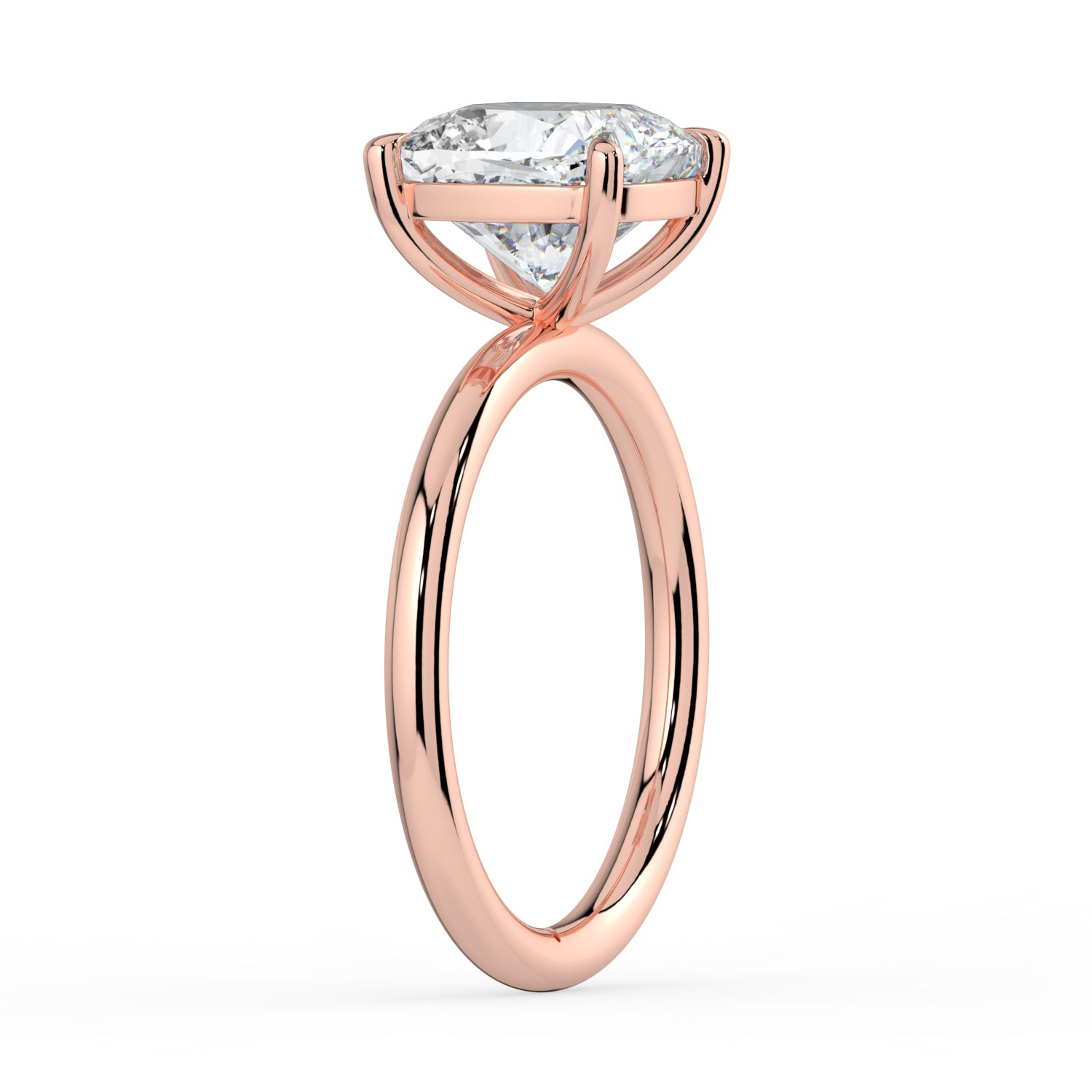 The Nova Ring - Cushion Solitaire