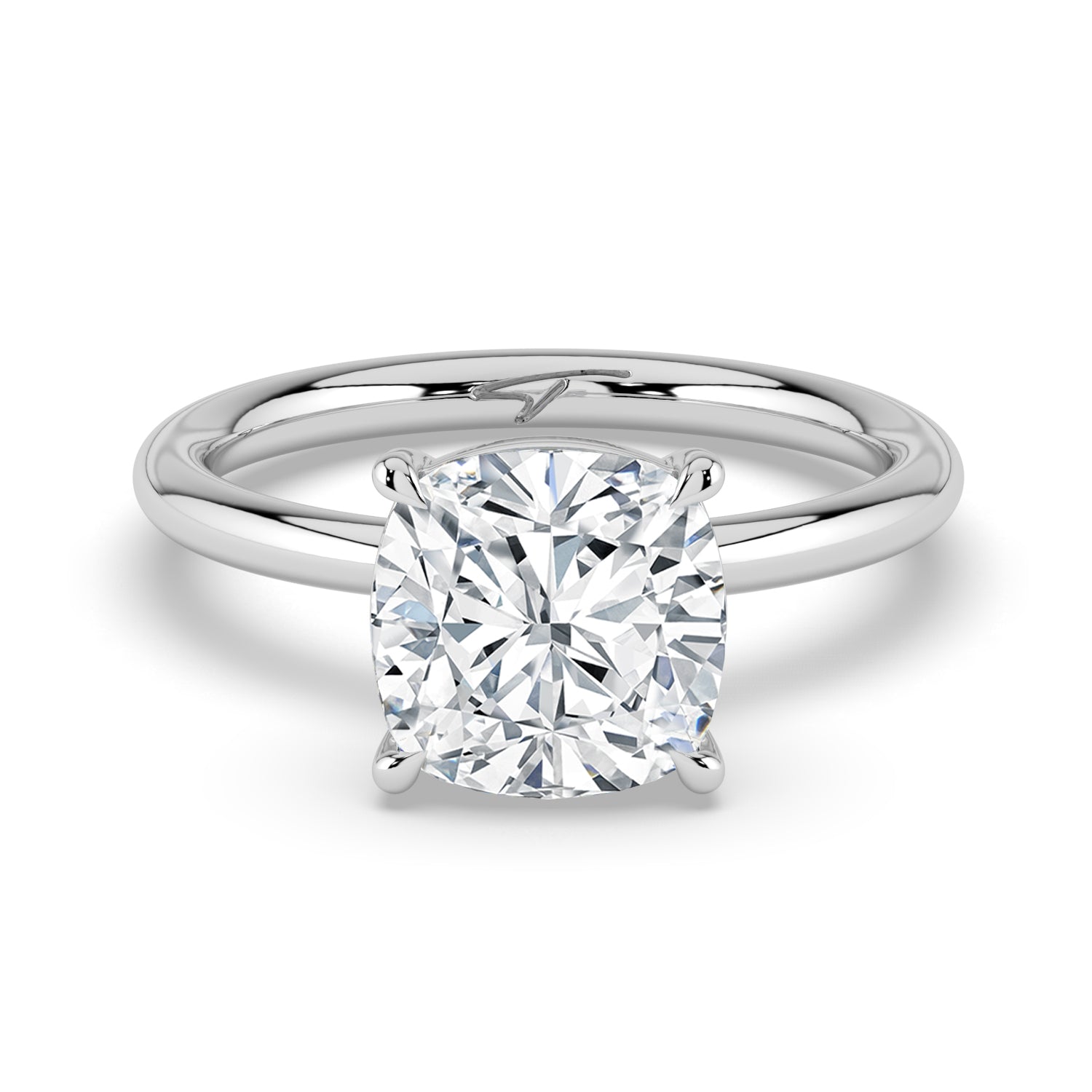 The Nova Ring - Cushion Solitaire