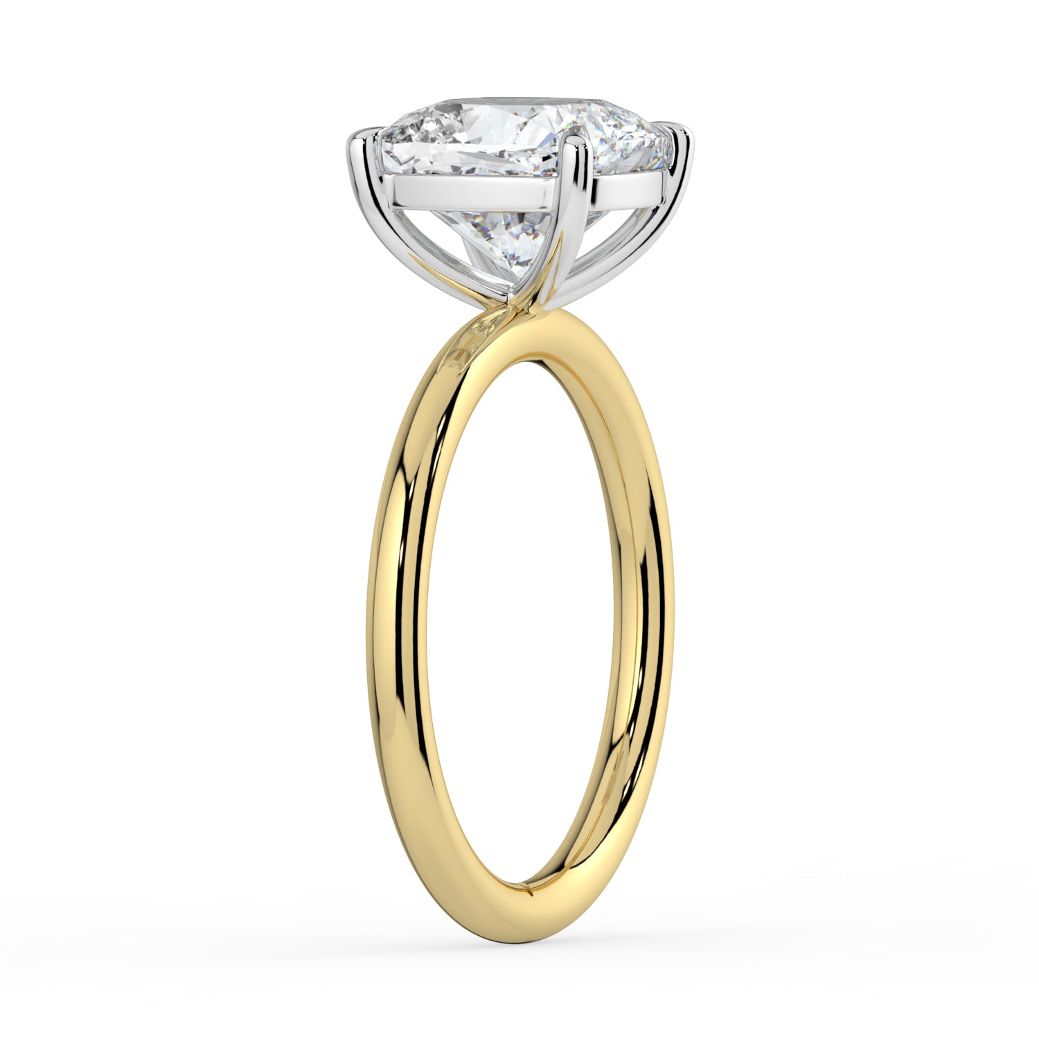 The Nova Ring - Cushion Solitaire