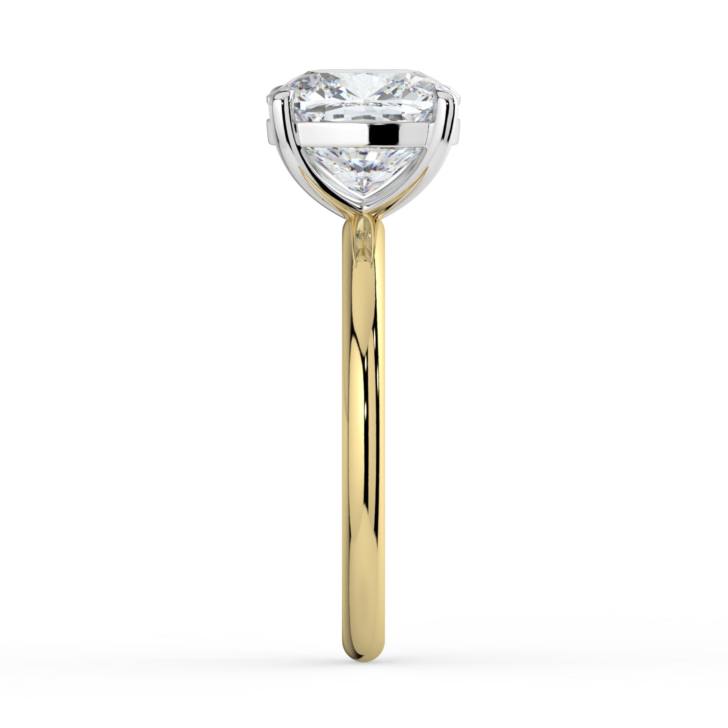 The Nova Ring - Cushion Solitaire