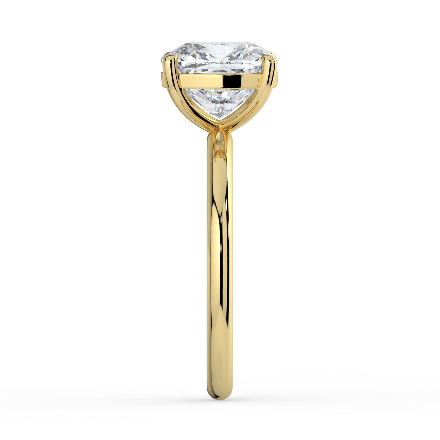 The Nova Ring - Cushion Solitaire