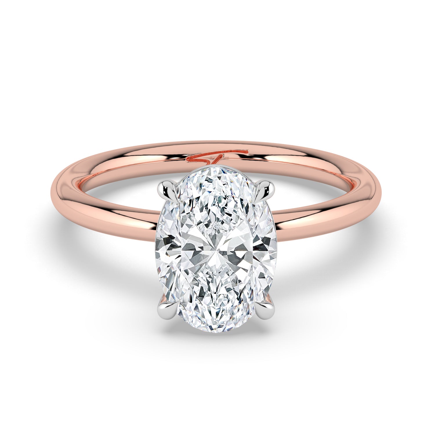The Nova Ring - Oval Solitaire