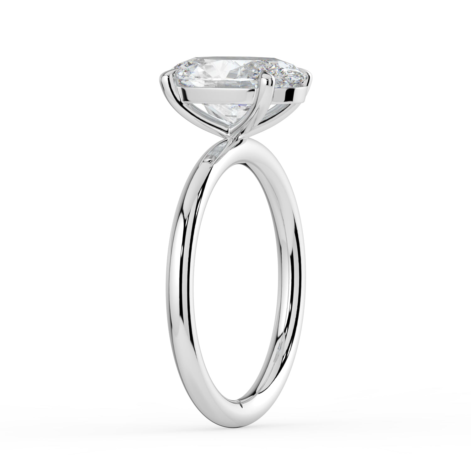 The Nova Ring - Oval Solitaire