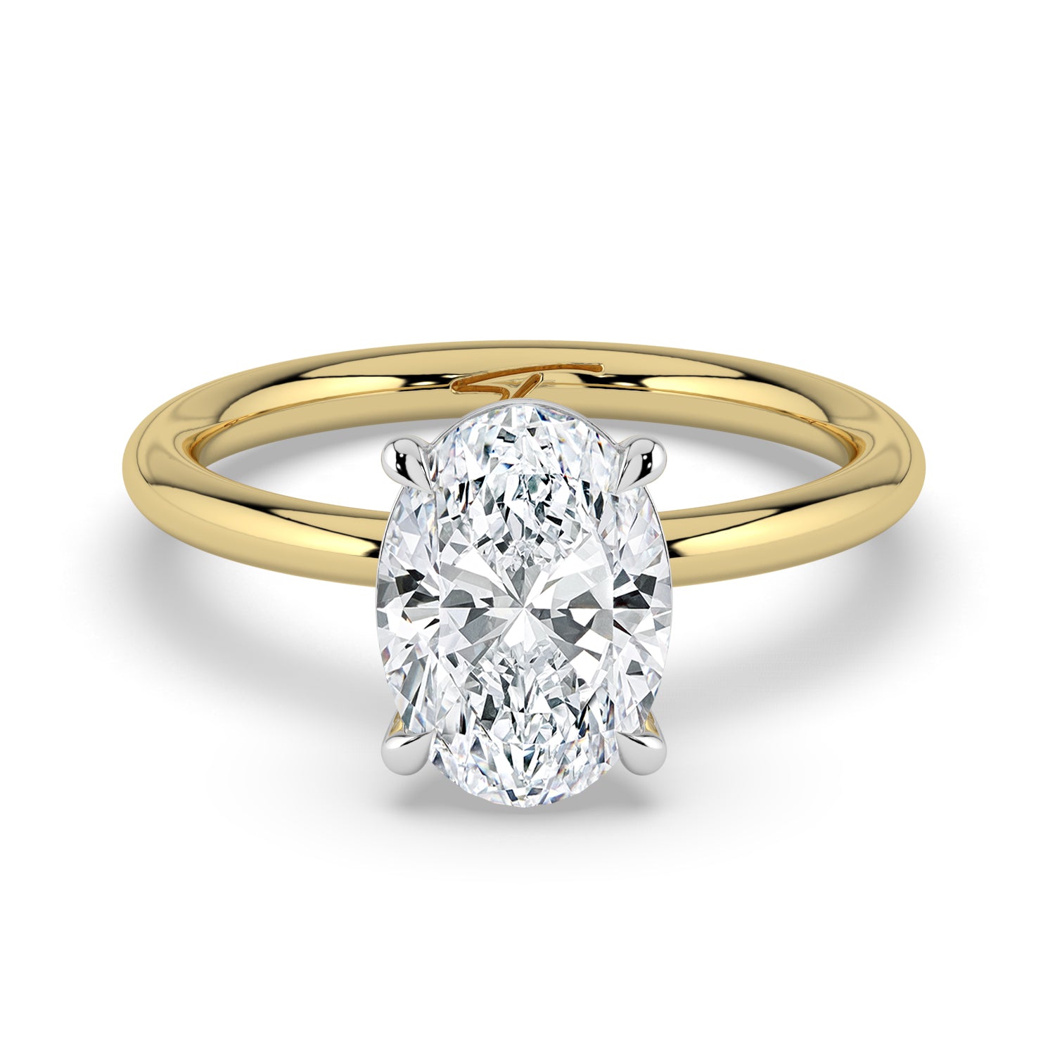 The Nova Ring - Oval Solitaire