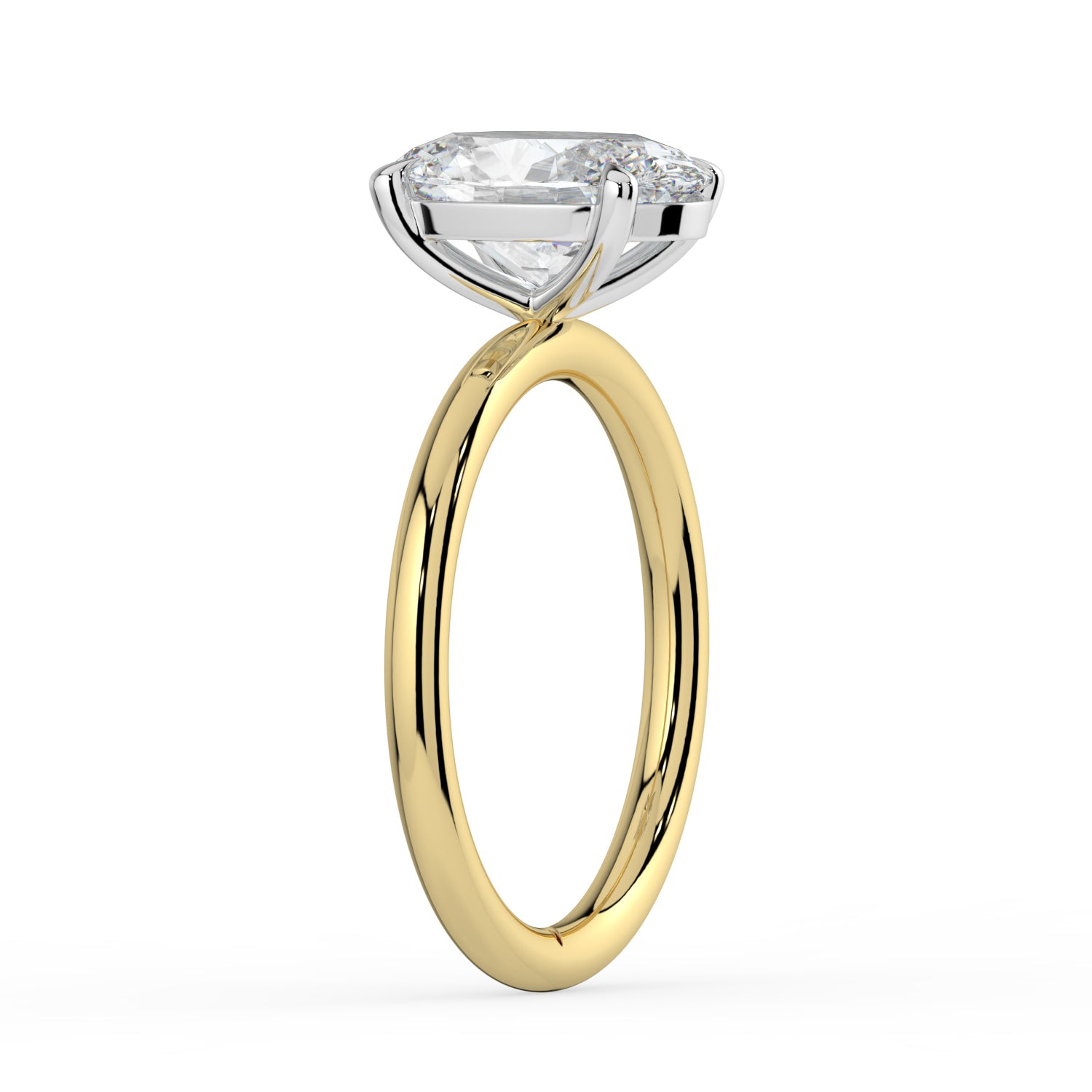 The Nova Ring - Oval Solitaire