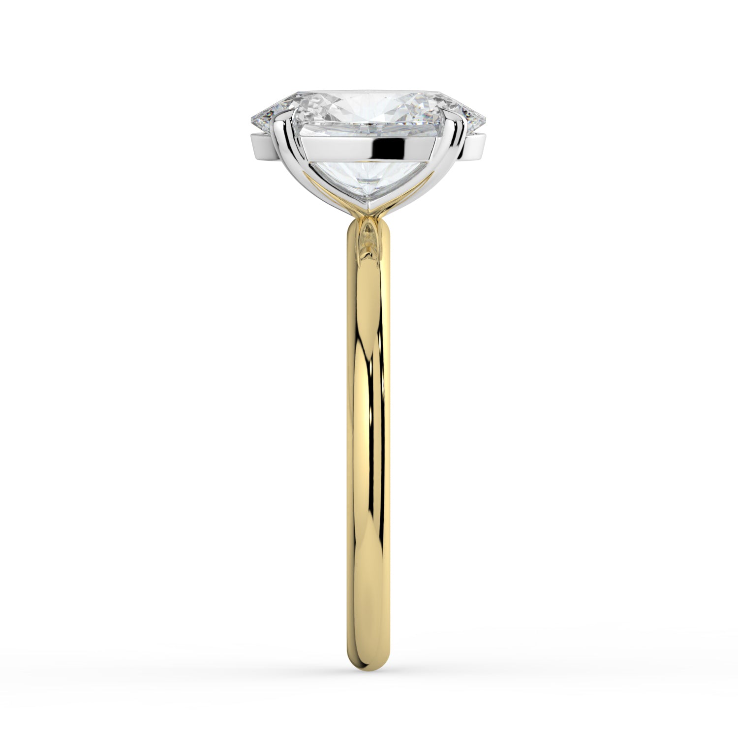 The Nova Ring - Oval Solitaire