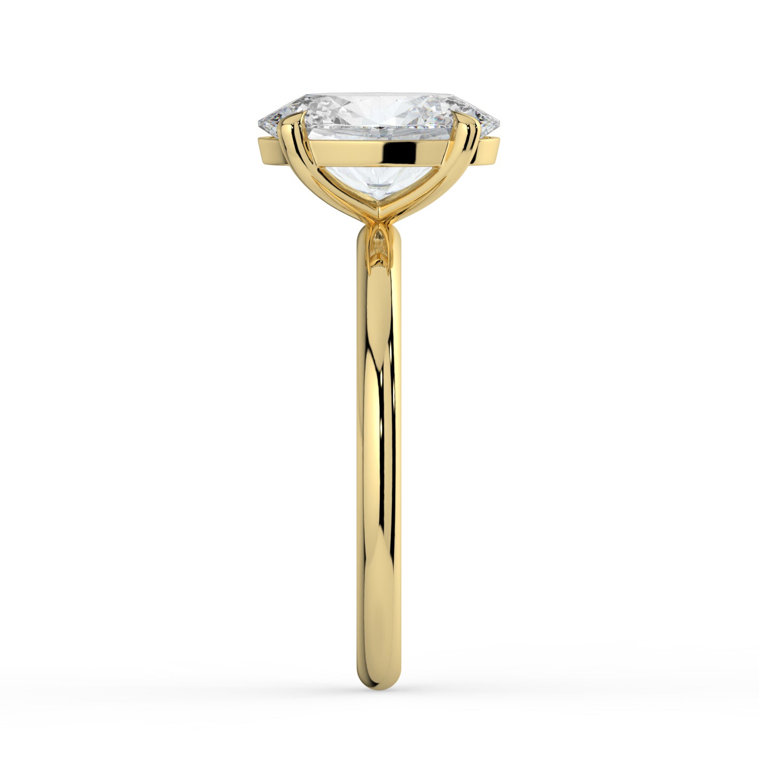 The Nova Ring - Oval Solitaire
