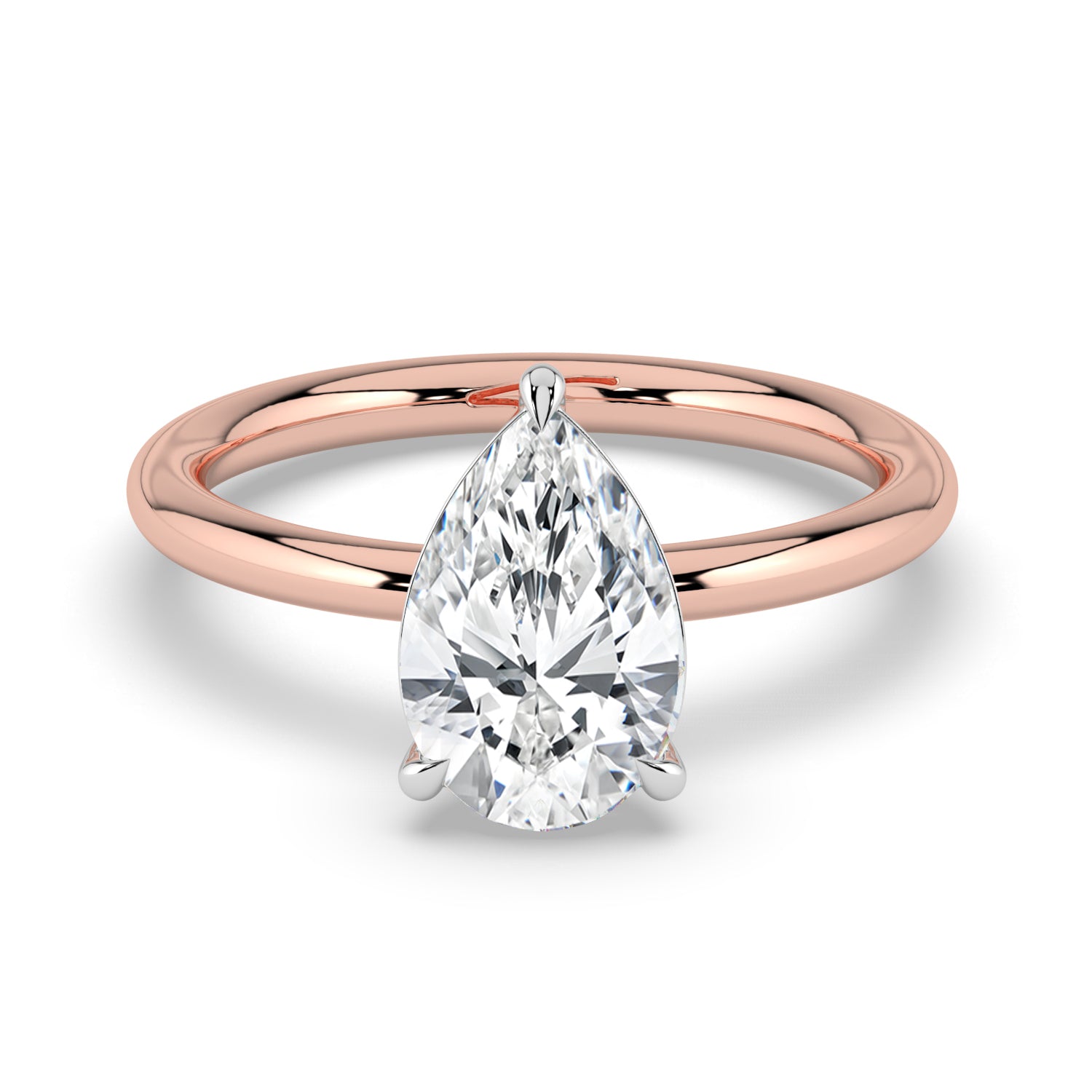 The Nova Ring - 2.00 ct. Pear Solitaire