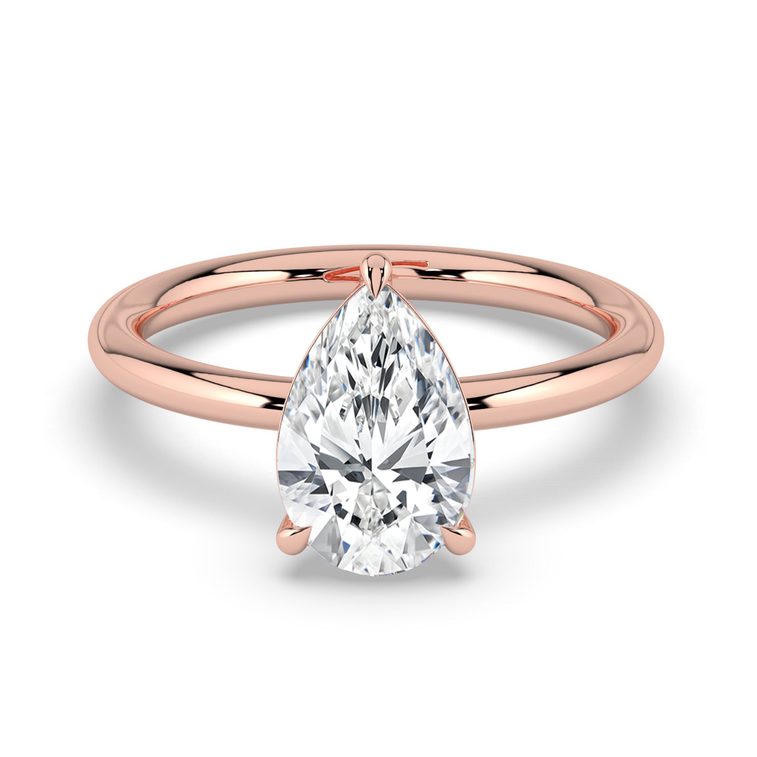 The Nova Ring - 2.00 ct. Pear Solitaire