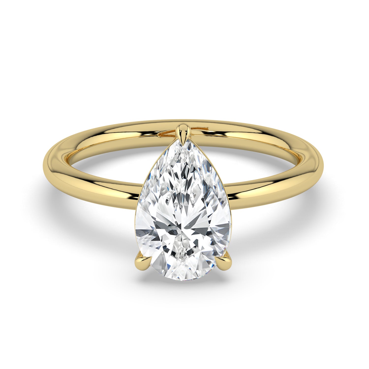 The Nova Ring - 2.00 ct. Pear Solitaire