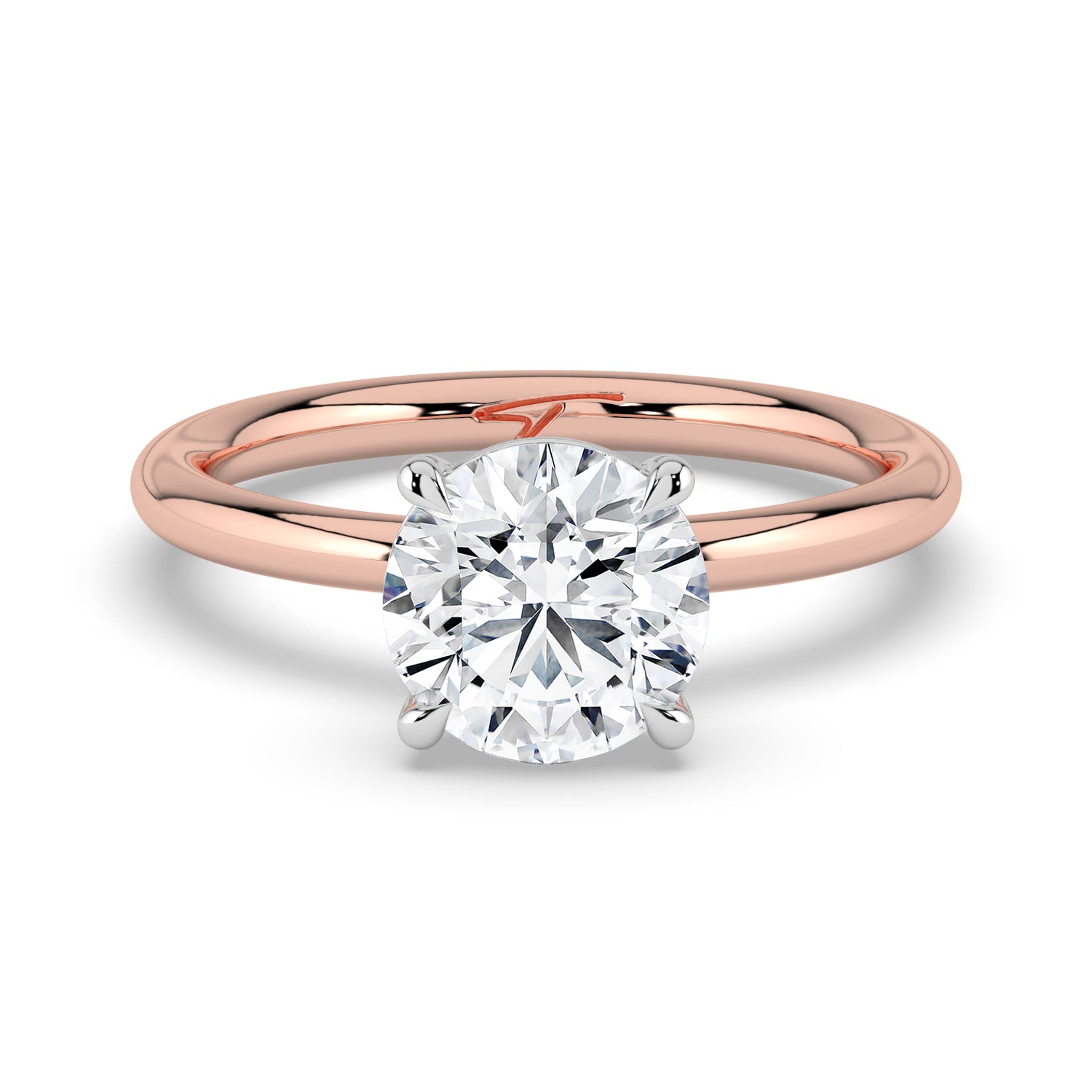 The Nova Ring - 2.00 ct. 4 Claw Round Solitaire