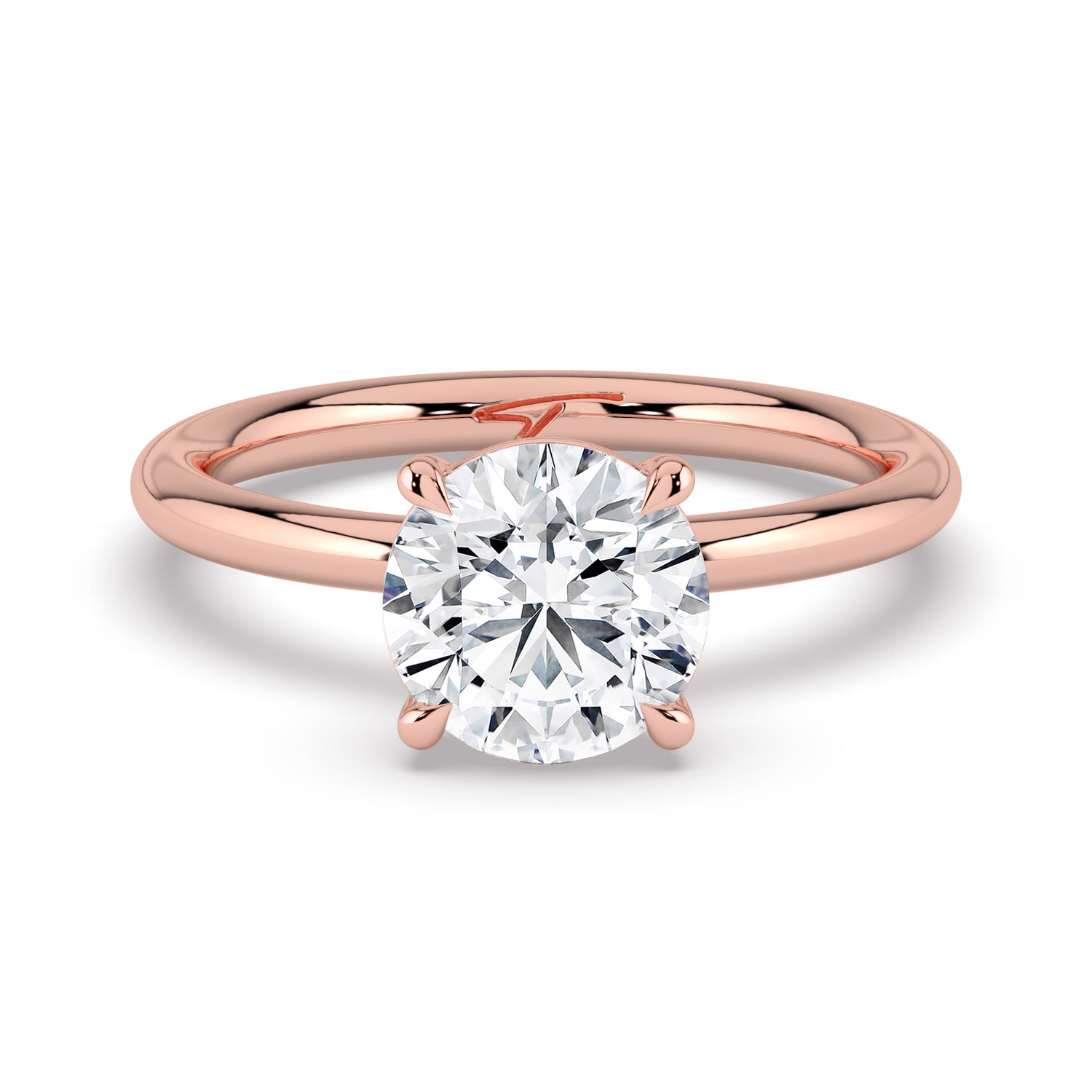 The Nova Ring - 2.00 ct. 4 Claw Round Solitaire