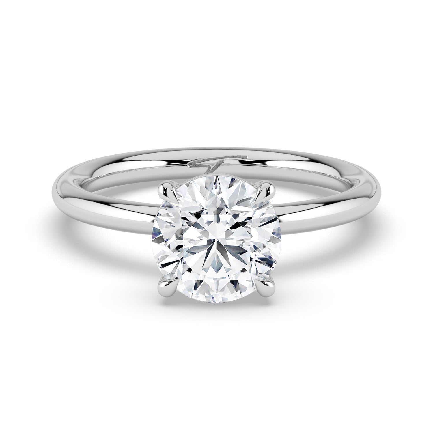 The Nova Ring - 2.00 ct. 4 Claw Round Solitaire