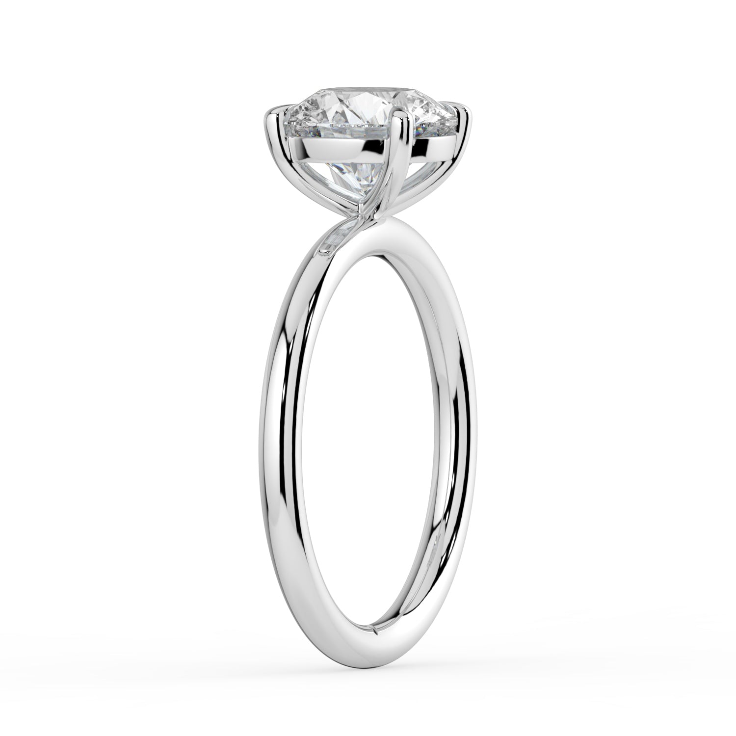 The Nova Ring - 2.00 ct. 4 Claw Round Solitaire