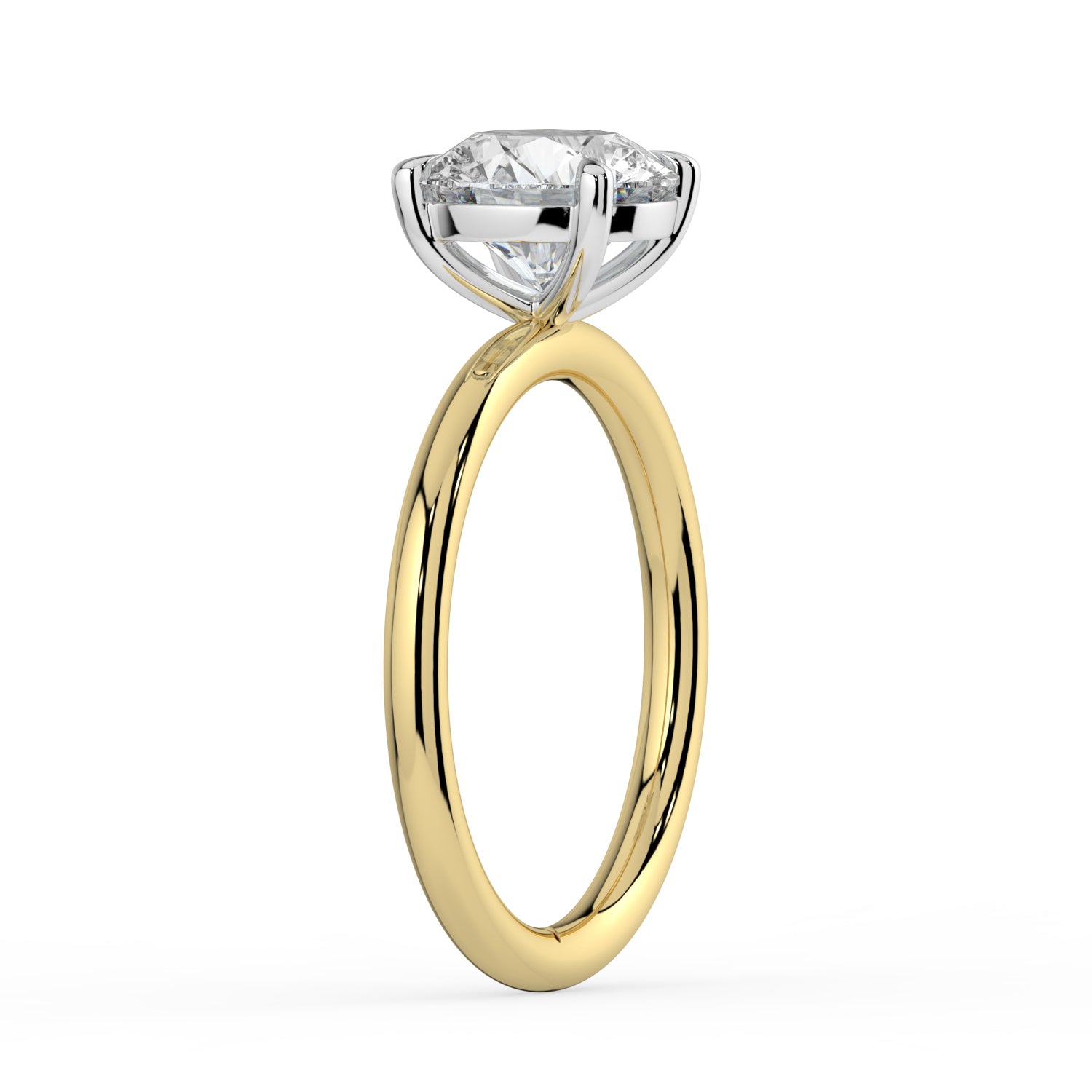 The Nova Ring - 2.00 ct. 4 Claw Round Solitaire