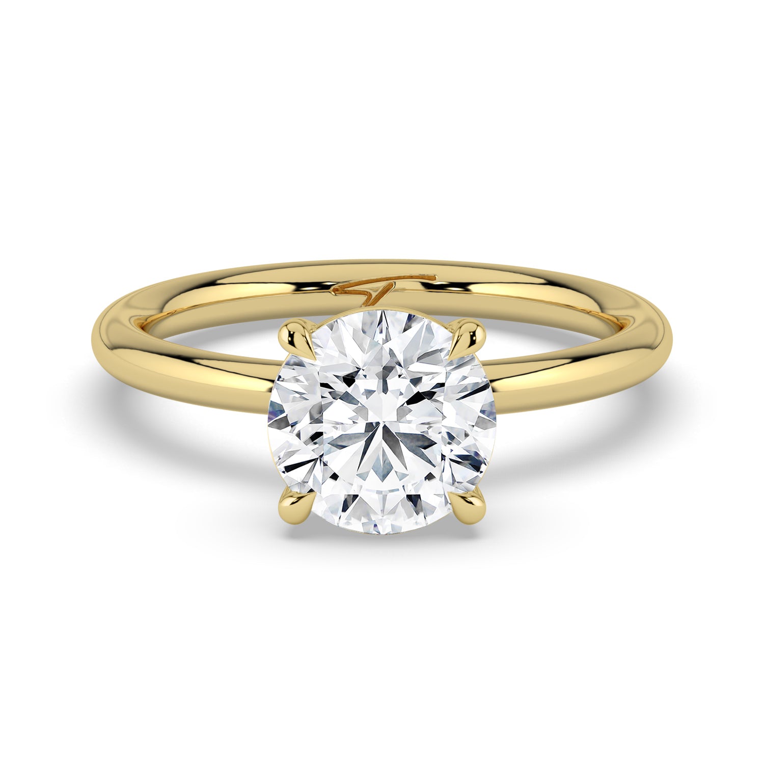 The Nova Ring - 2.00 ct. 4 Claw Round Solitaire