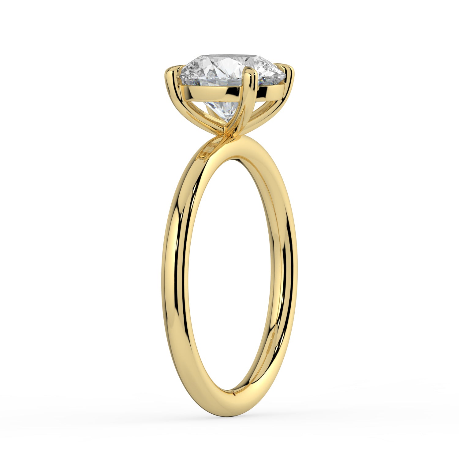 The Nova Ring - 2.00 ct. 4 Claw Round Solitaire