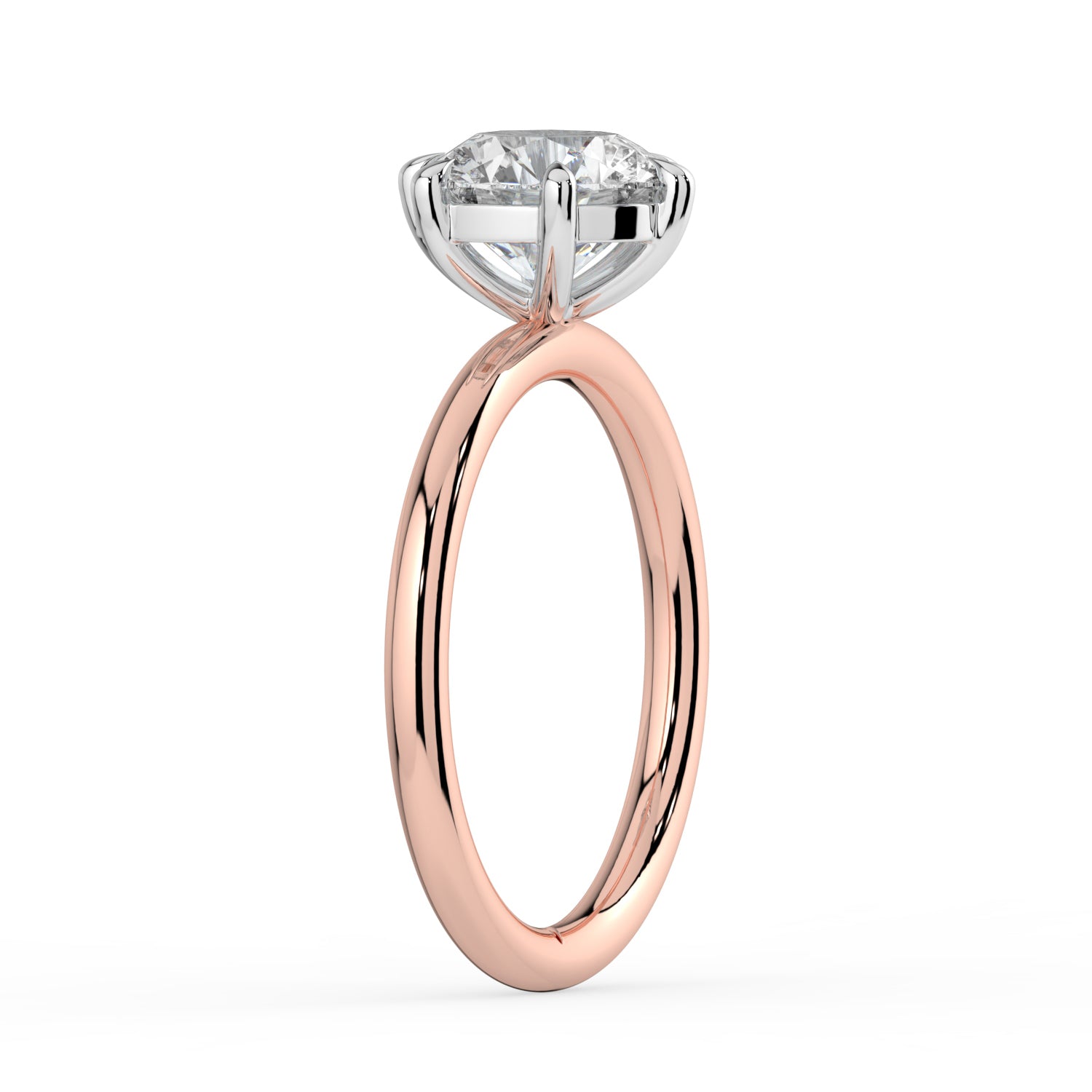 The Nova Ring - 6 Claw Round Solitaire