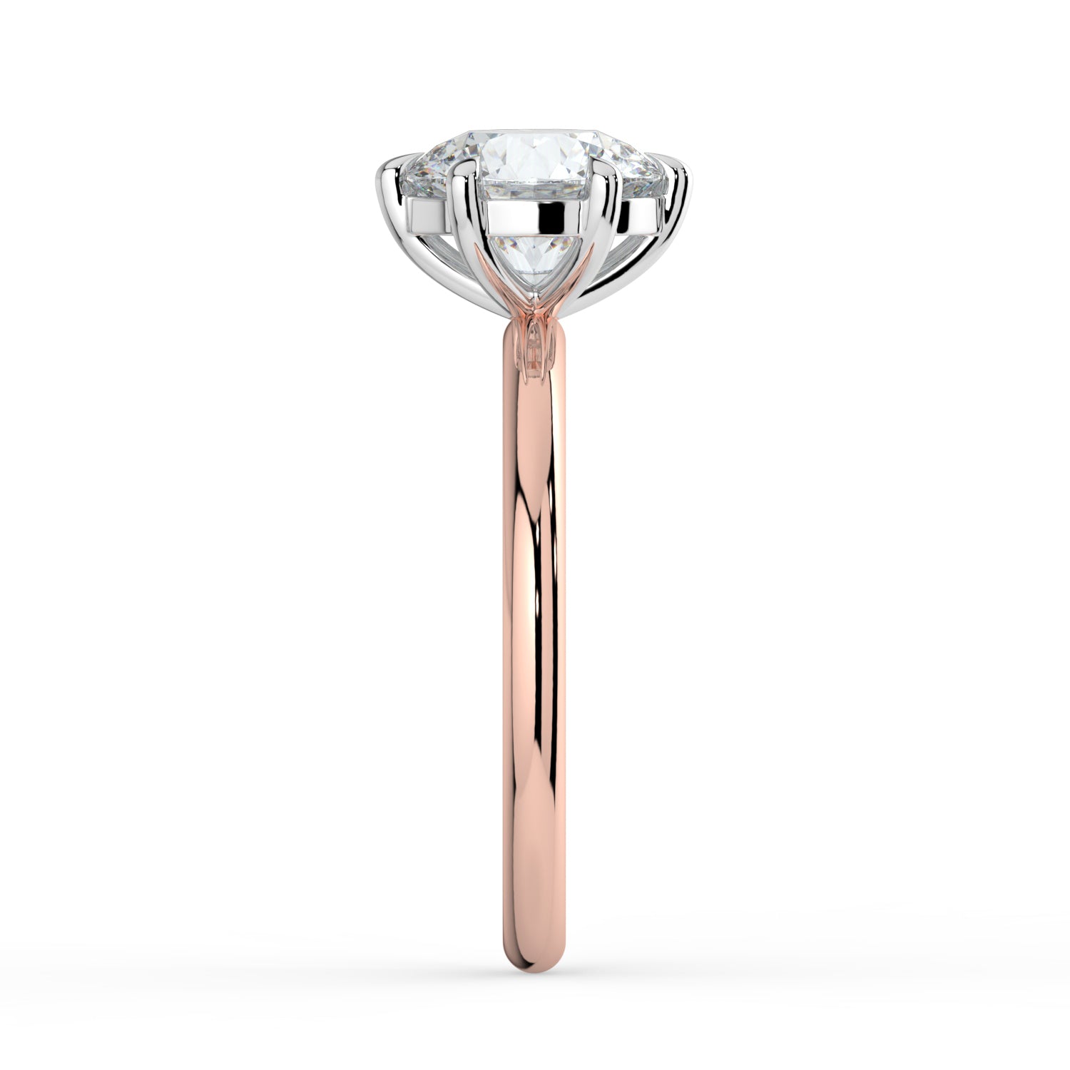 The Nova Ring - 6 Claw Round Solitaire