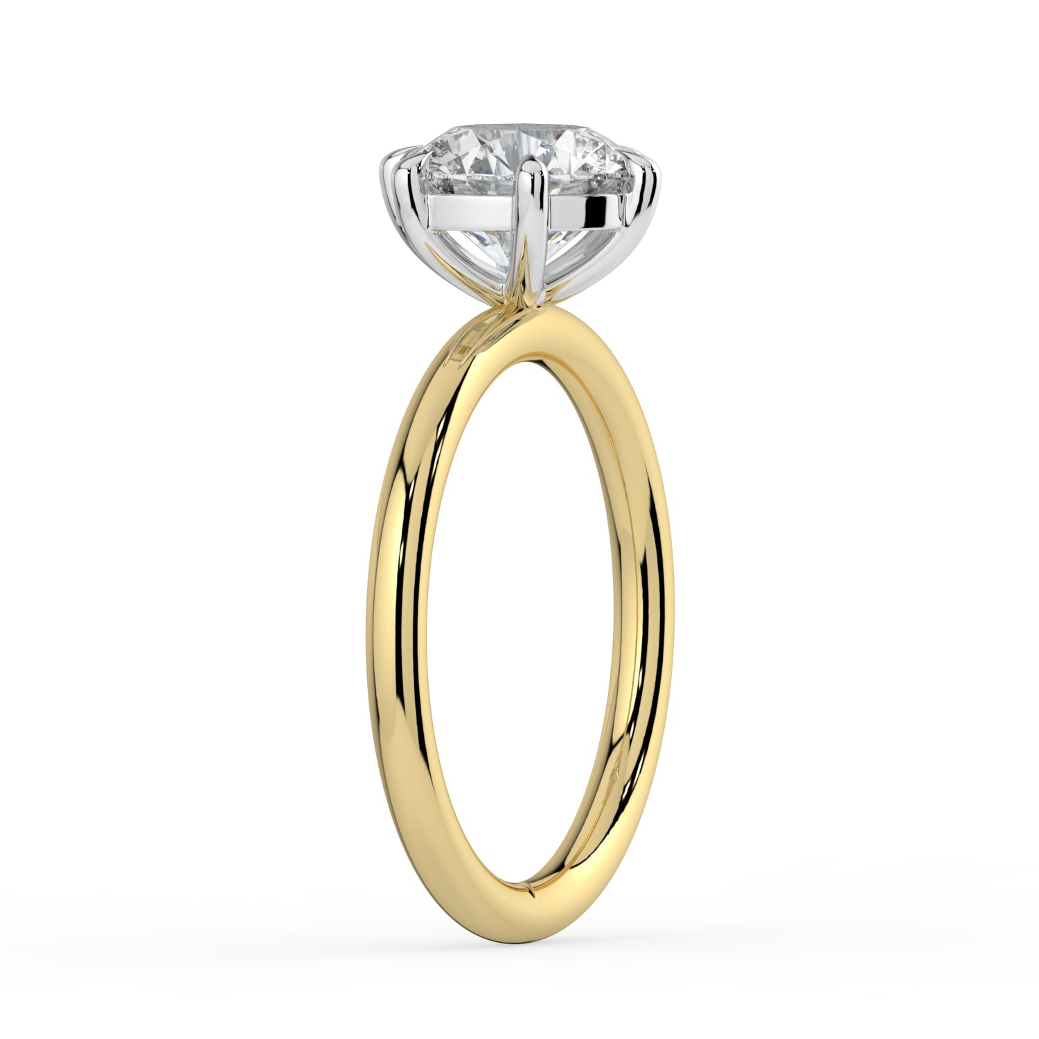 The Nova Ring - 6 Claw Round Solitaire