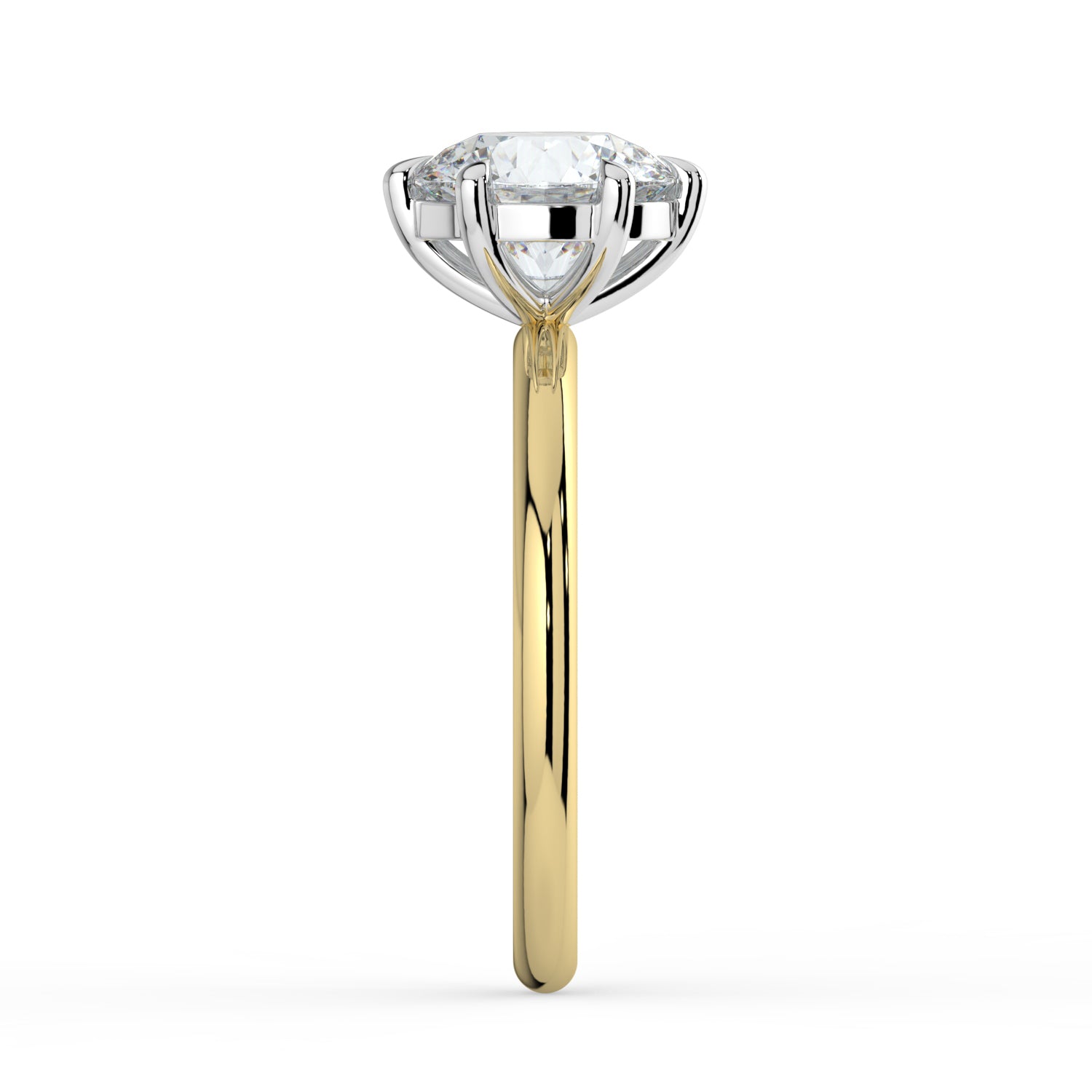 The Nova Ring - 6 Claw Round Solitaire