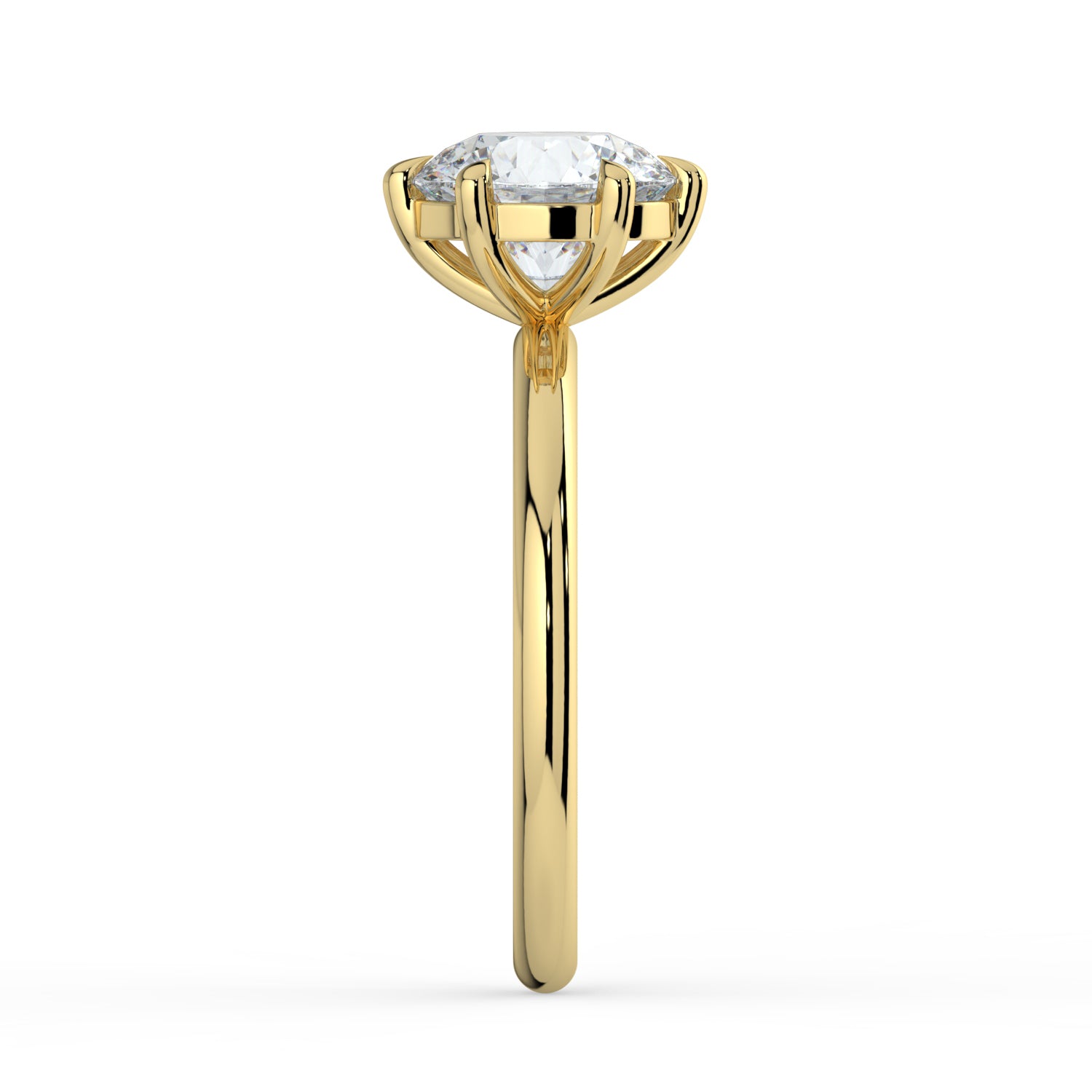 The Nova Ring - 6 Claw Round Solitaire