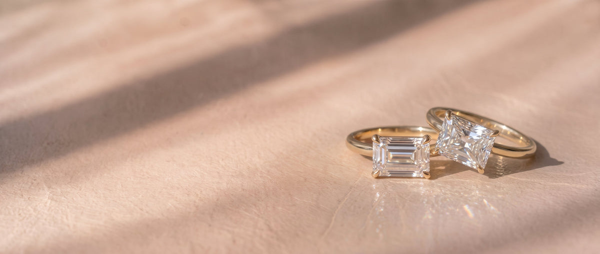 East-West Engagement Rings
