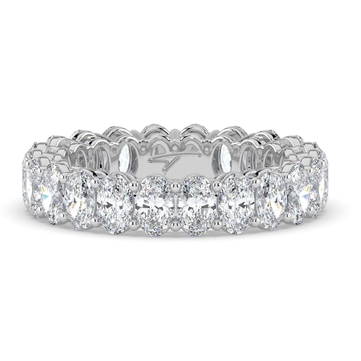 The Michelle Ring - Oval Eternity Band