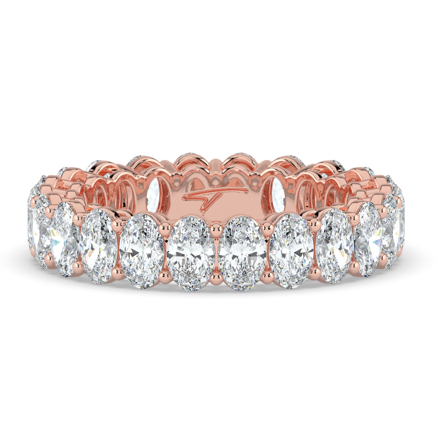 The Michelle Ring - Oval Eternity Band