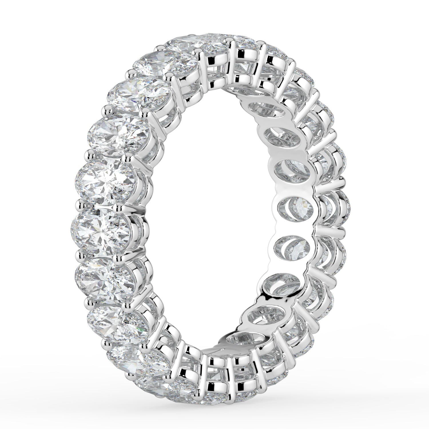 The Michelle Ring - Oval Eternity Band