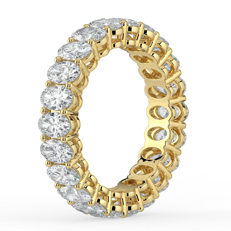 The Michelle Ring - Oval Eternity Band