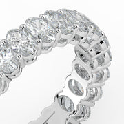 The Michelle Ring — Oval Lab-Grown Diamond Eternity Band | The Jewel Concierge