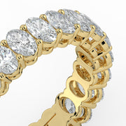 The Michelle Ring — Oval Lab-Grown Diamond Eternity Band | The Jewel Concierge