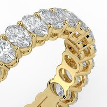 The Michelle Ring - Oval Eternity Band
