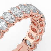 The Michelle Ring — Oval Lab-Grown Diamond Eternity Band | The Jewel Concierge