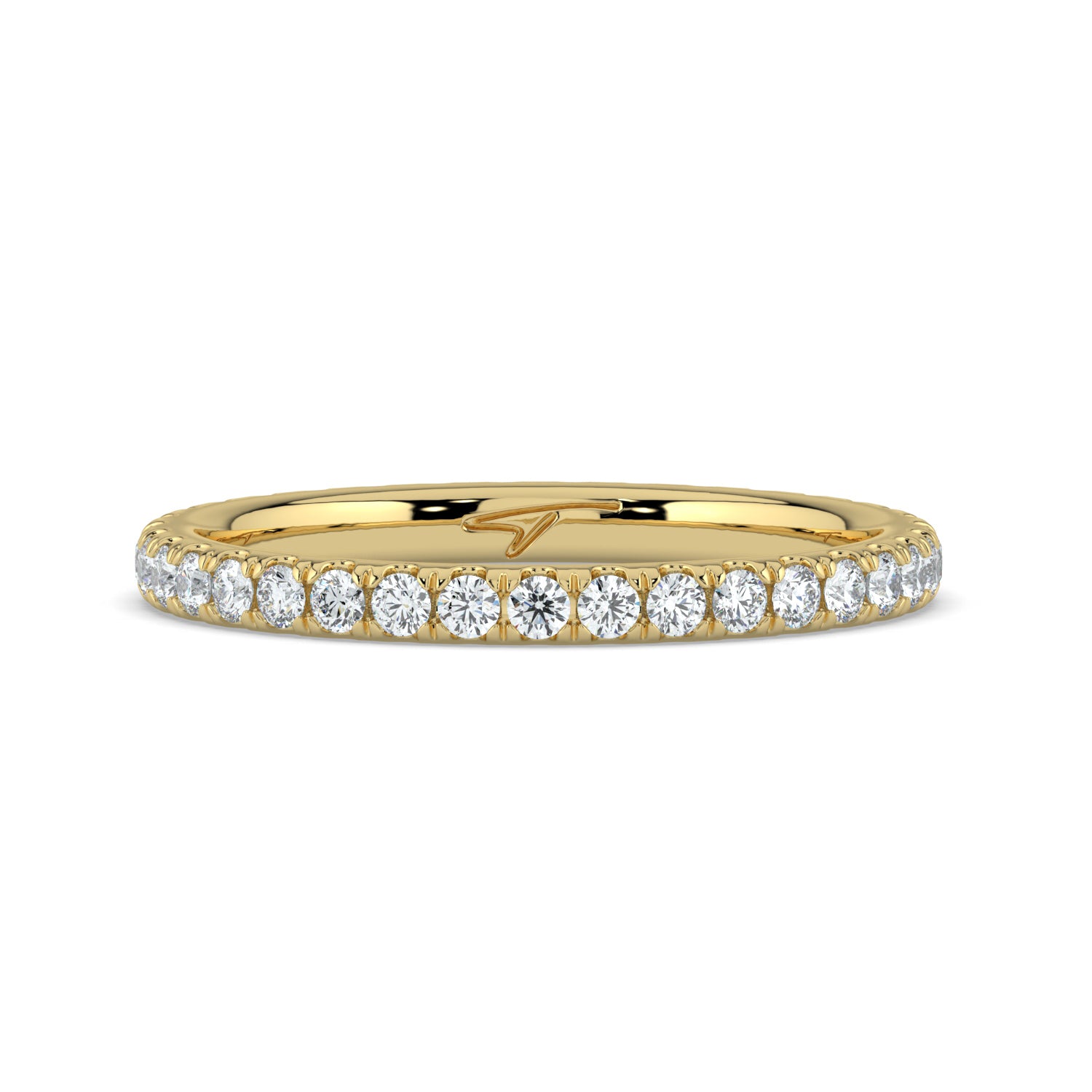 The Skylar Ring - Full Pavé Wedding Band