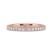 The Skylar Ring — Full Pavé Lab-Grown Diamond Wedding Band | The Jewel Concierge
