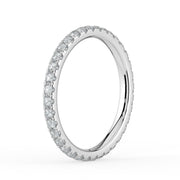 The Skylar Ring — Full Pavé Lab-Grown Diamond Wedding Band | The Jewel Concierge