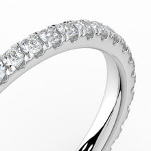 The Skylar Ring - Full Pavé Wedding Band