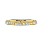 The Skylar Ring - 3/4 Pavé Wedding Band