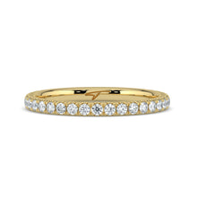 The Skylar Ring - 3/4 Pavé Wedding Band