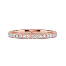 The Skylar Ring - 3/4 Pavé Wedding Band