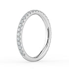 The Skylar Ring - 3/4 Pavé Wedding Band