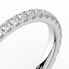 The Skylar Ring - 3/4 Pavé Wedding Band