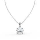 The Seraphine Necklace - Round Cut Pendant