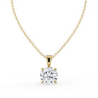 The Seraphine Necklace - Round Cut Pendant