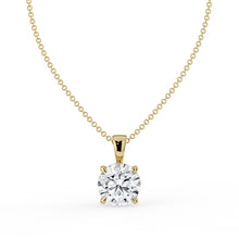 The Seraphine Necklace - Round Cut Pendant
